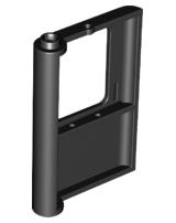 Door 1 x 4 x 5 Train Right in Black