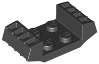 Plate Special 2 x 2 with Grills in Black
