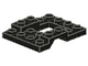 Vehicle Base 4 x 5 with Wheel Arches, 2 x 2 Opening in Black