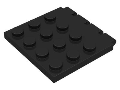 Hinge Vehicle Roof 4 x 4 in Black