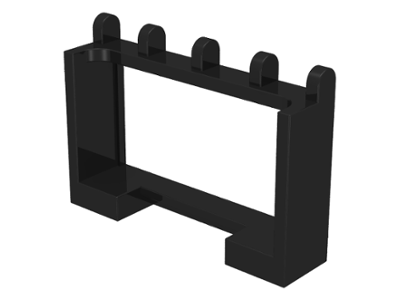 Hinge Vehicle Roof Holder 1 x 4 x 2 in Black