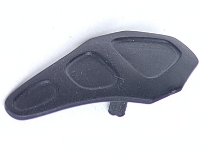 Large Figure Shield / Armor / Panel with 3 Recessed Sections in Black