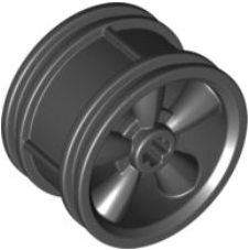 Wheel 30 x 20 5-Spoke in Black