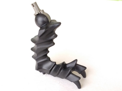 Large Figure Limb, Leg with Pin (Ooni) in Black