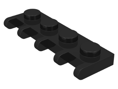 Hinge Vehicle Roof Holder 1 x 4 in Black
