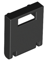 Box 2 x 2 x 2 Door with Slot in Black
