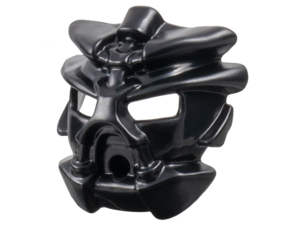 Large Figure Mask Pakari Nuva in Black