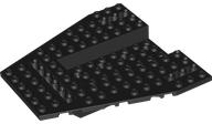 Wedge Plate Special 12 x 12 with 4 x 8 Recessed, Pin Holes in Black