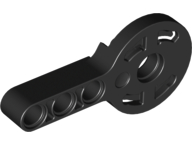 Technic Rotation Joint Disk with Pin Hole and 3L Beam Thick in Black