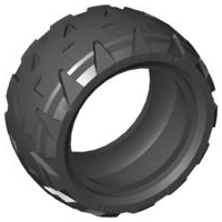 Tyre 43.2 x 22 H in Black