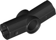 Technic Axle and Pin Connector Angled #7 - 168.75° in Black