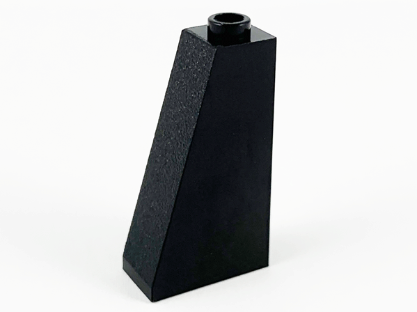 Brick Sloped 75° 2 x 1 x 3 with Open Stud in Black