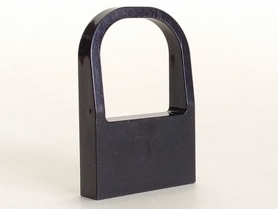 Windowscreen 1 x 4 x 5 Curved Top in Black