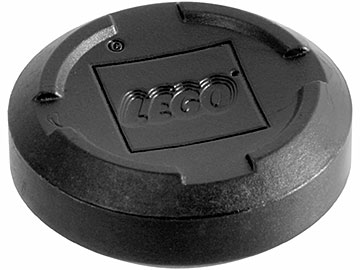 Large Figure Accessory, Hockey Puck [No Axlehole] in Black
