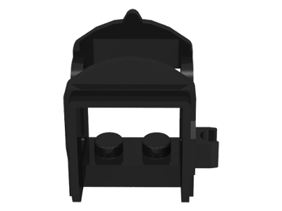 Animal / Creature Accessory, Saddle [One Clip] in Black
