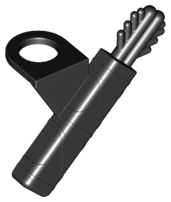 Minifig Neckwear Weapon Arrow Quiver in Black