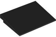 Brick Sloped 10° 6 x 8 in Black