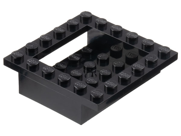 Cockpit 6 x 6 x 1 Cabin Base in Black