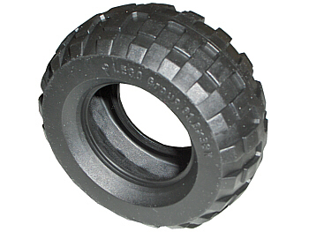Tyre 81.6 x 38 R Balloon in Black