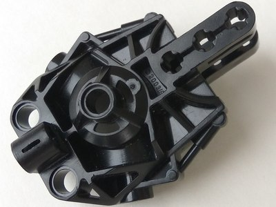 Large Figure Skeletal, Torso (Toa Metru) in Black