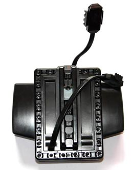 Battery Box / Receiver Unit, RC Racer in Black