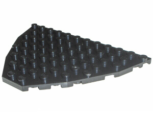 Wedge Plate 8 x 12 Boat Bow in Black