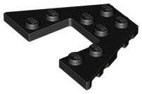 Wedge Plate 4 x 6 in Black
