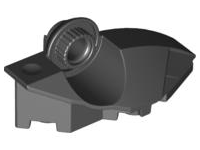 Large Figure Foot, with Rotation Joint Ball Half [Vertical Side] in Black