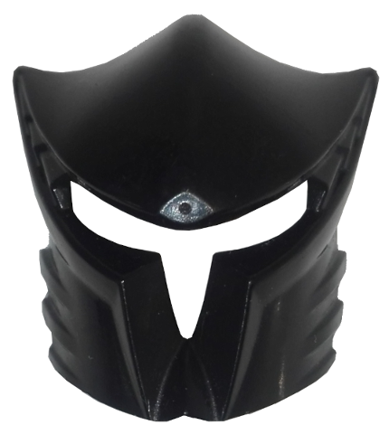 Large Figure Mask / Visor, Vladek in Black