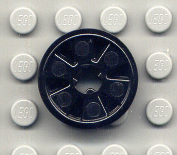 Wheel Hockey Puck, Small in Black