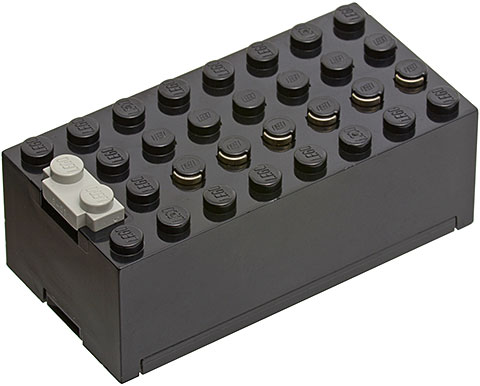 Battery Box, 9V Small [Complete Assembly] in Black