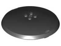 Pod, Top Cap 9 x 9 x 1 1/3 X-Pod in Black