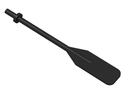 Equipment Oar / Paddle with Bar Handle in Black