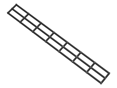 Boat, Mast Rigging Long 28 x 4 in Black