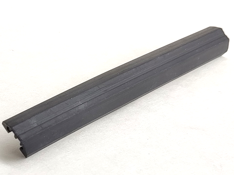 Technic Bumper 2 x 18 Rubber in Black
