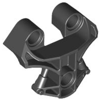 Large Figure Chest Cover (Toa Metru) in Black