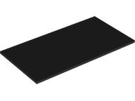 Tile 8 x 16 with Smooth Surface in Black