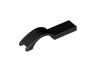 Wheel Arch, Mudguard 1 x 4 1/2 in Black