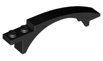 Brick Arch 8 x 1 x 1 2/3 Curved in Black
