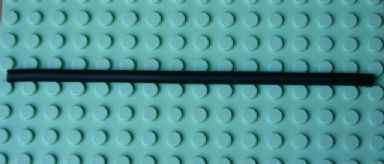 Hose, Pneumatic 4mm D. 15L / 12cm in Black