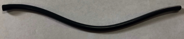 Hose, Pneumatic 4mm D. 19L / 15.2cm in Black