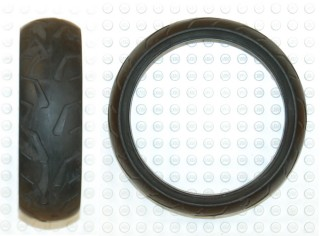 Tyre Technic Street Bike Wide, Rear [8420] in Black