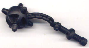 Duplo Spiked Flail / Mace in Black