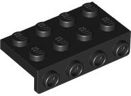 Bracket 2 x 4 - 1 x 4 in Black