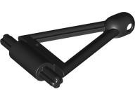 Technic Wish Bone with Axle Connectors in Black