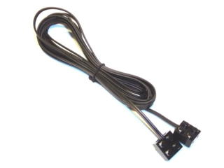Wire with Brick 2 x 2 x 2/3 Pair, 378L in Black