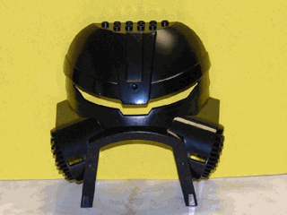 Large Figure Mask Large Kiril (Turaga Dume Style) in Black