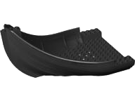Boat Hull Section, Viking Bow / Stern in Black