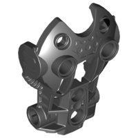 Large Figure Limb Cover / Torso Cover (Toa Inika) in Black