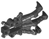 Large Figure Foot, Claw, Piraka in Black
